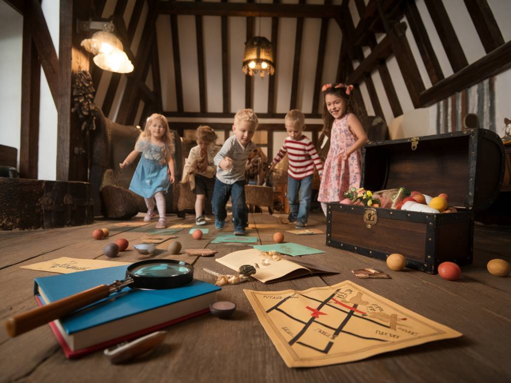 Comment organiser une chasse au trésor pour enfants en intérieur